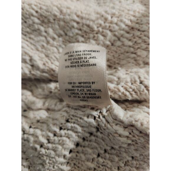 Anthropologie Angel Of The North Cardigan Size Small sweater Fringe Ruffle Boho - Picture 10 of 10